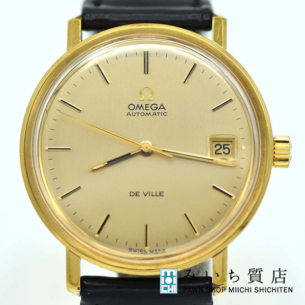 時計 稼働 OMEGA オメガ デビル 166.0086 自動巻き デイト AT DE VILLE 1002 H11980