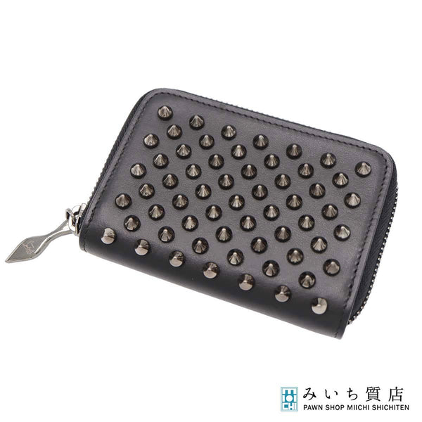 Christian Louboutin クリスチャン ルブタン コインケース スタッズ ブラック 服飾小物 H20285