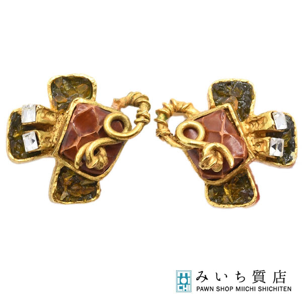 Christian Lacroix クリスチャンラクロア イヤリング 約28.8g ゴールドカラー アクセサリー 箱有 H20305