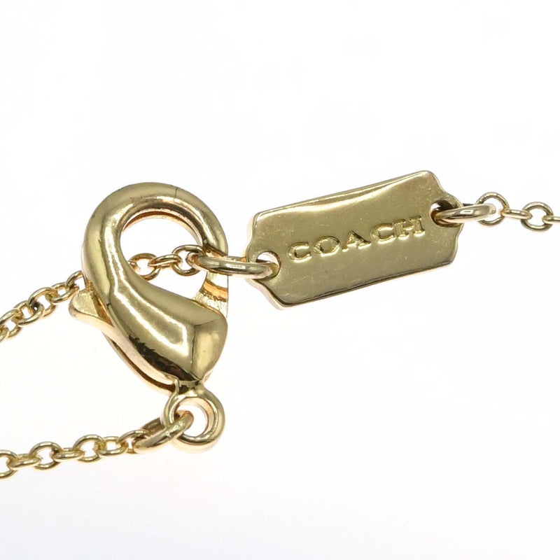 COACH コーチ ネックレス シグネチャー ストーン マルチカラー ゴールドカラー 約3.2g アクセサリー ok995