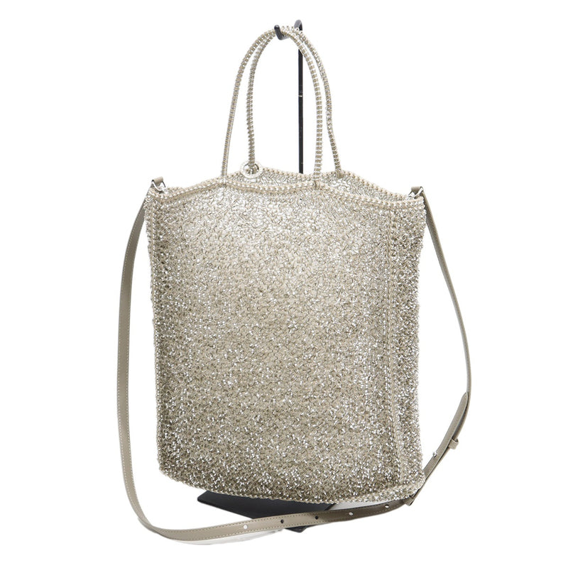 ANTEPRIMA アンテプリマ アデッソ トートバッグ ショルダーバッグ 2wayバッグ シルバーカラー eco1769