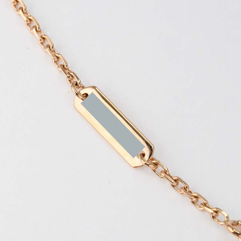 仕上済 VanCleef&Arpels VCA ヴァンクリーフ&アーペル ネックレス ヴィンテージアルハンブラ グレーマザーオブパール 750 5.0g 箱保有 k1135
