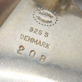 GEORG JENSEN ジョージジェンセン イヤリング 206 シルバー 925 約23.3g アクセサリー 袋箱 ok1344