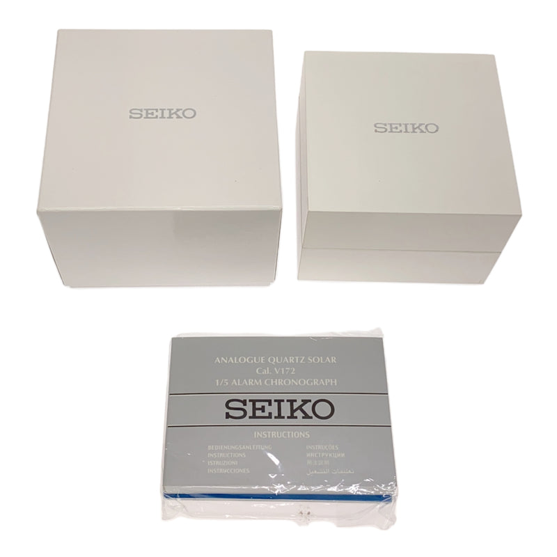 腕時計 稼働 SEIKO セイコー PROSPEX SSC293P1 ソーラー ミリタリー クロノグラフ メンズ  黒色文字盤 19S602-1