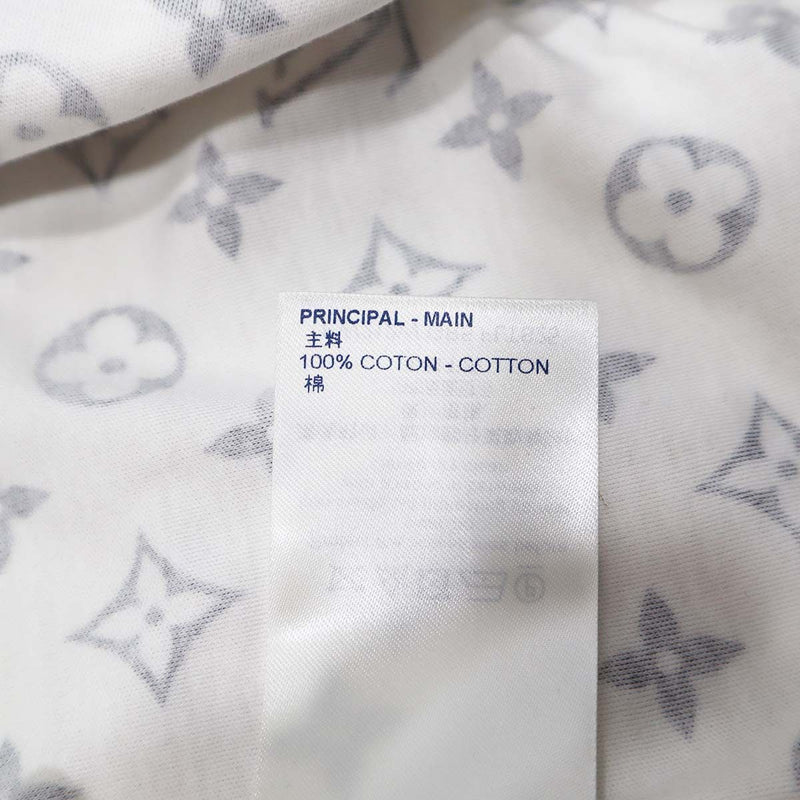 LOUIS VUITTON ルイヴィトン Tシャツ Mサイズ CA36929 モノグラム メンズ 白 チェーン付き H20817