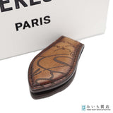 BERLUTI ベルルッティ マネークリップ カリグラフィ レザー ブラウン系 保管袋・箱 26s144-1