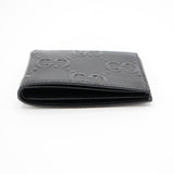 GUCCI グッチ GG エンボス 札入れ カードケース 625559 レザー ブラック 箱有 25k680-1