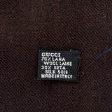GUCCI グッチ 大判 ショール ストール ベルト デザイン ブラウン系 服飾小物 ok1396