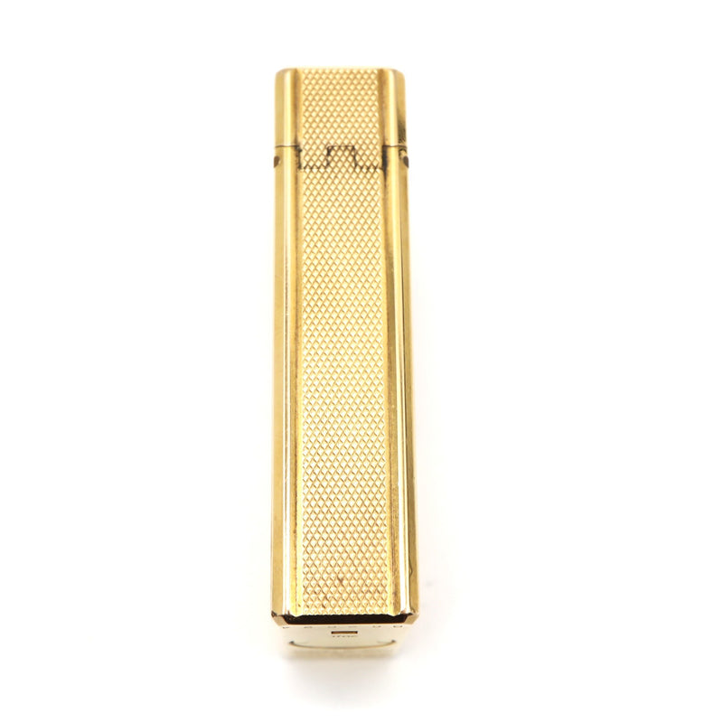 着火未確認 S.T.Dupont ライター デュポン ゴールド ダイヤモンド柄 ライン 喫煙具 ビンテージ H6484