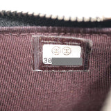 CHANEL シャネル フラグメントケース キャビアスキン 30番代 ココマーク ブラック×シルバーカラー 財布 H22559