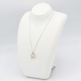 TIFFANY＆Co. ティファニー クローバー 四つ葉 ネックレス コンビ 925 750 約4.8g アクセサリー レディース ok1564