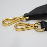 PRADA プラダ ショルダーストラップ ゴールドカラー金具 グレー×オレンジ×ブルー J183