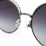 CHANEL シャネル フェイクパール サングラス 4234-H c.108/56 CC ココマーク ラウンドフレーム ケース付 度なし H19284