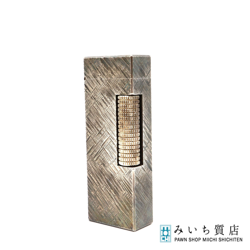 着火未確認 dunhill ダンヒル ライター ローラー式 シルバー 喫煙具 箱 ビンテージ コレクション M1845