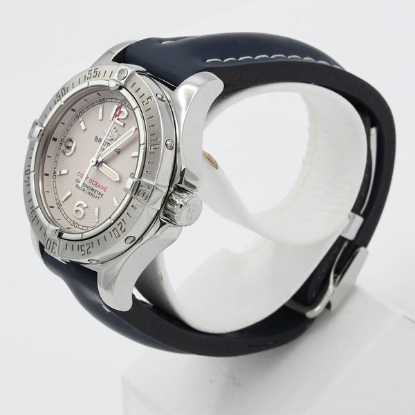 稼働 腕時計 BREITLING ブライトリング コルトオーシャン A77380 クォーツ 白色文字盤 2025.8電池交換済 M3740