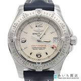 稼働 腕時計 BREITLING ブライトリング コルトオーシャン A77380 クォーツ 白色文字盤 2025.8電池交換済 M3740