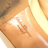 Salvatore Ferragamo フェラガモ ガンチーニ金具 ミュール サンダル ベージュ系 サイズ7 1/2 靴 24.5cm 箱有 H12688-2