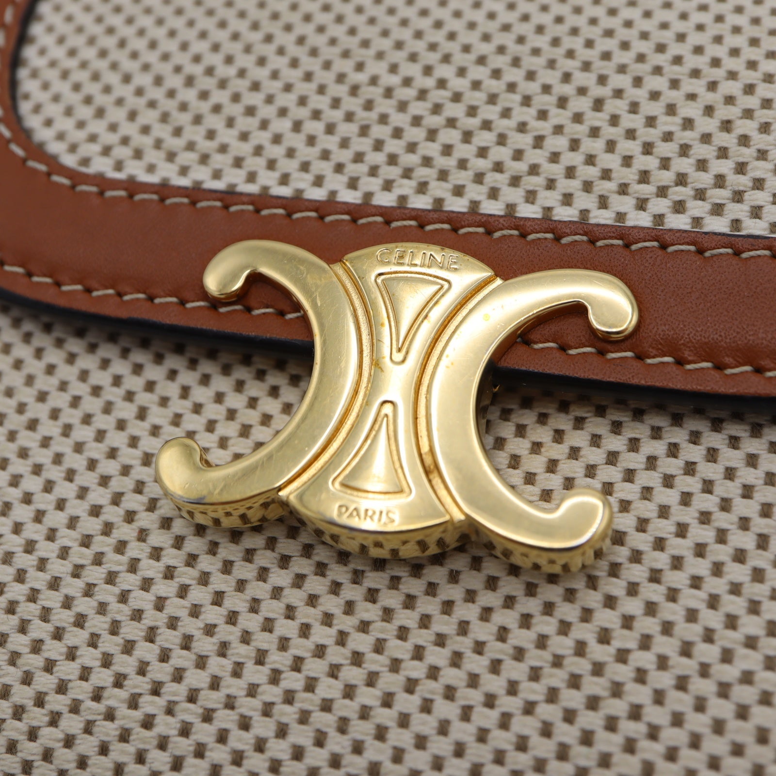 CELINE セリーヌ スモールフラップウォレット トリオンフ テキスタイル