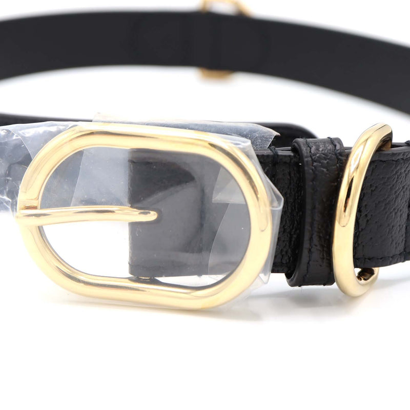 GUCCI グッチ 首輪 695256 インターロッキングG XL ペット ペット用品 ブラック 25k389-1