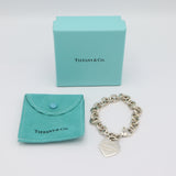 TIFFANY&Co. ティファニー ブレスレット ハート タグ シルバー 925 約35.2g アクセサリー 箱有 H18181