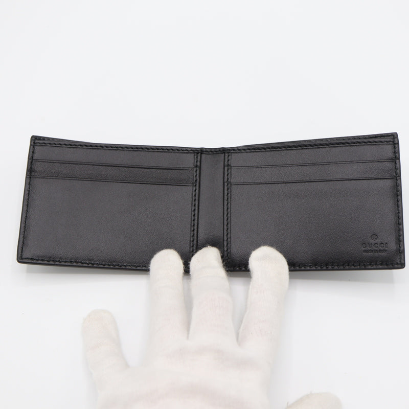 GUCCI グッチ GG エンボス 札入れ カードケース 625559 レザー ブラック 箱有 25k680-1