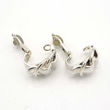 HERMES エルメス ドゥザノー イヤリング シルバー925 ホールマーク アクセサリー 18.6g M4407