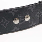 LOUIS VUITTON ルイヴィトン LV モノグラム・エクリプス リバース ショルダーストラップ J02498 黒/グレー J903