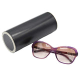 BVLGARI ブルガリ サングラス 8142-B-F 8254/8H パープル ラインストーン 度無し ケース付 H18660