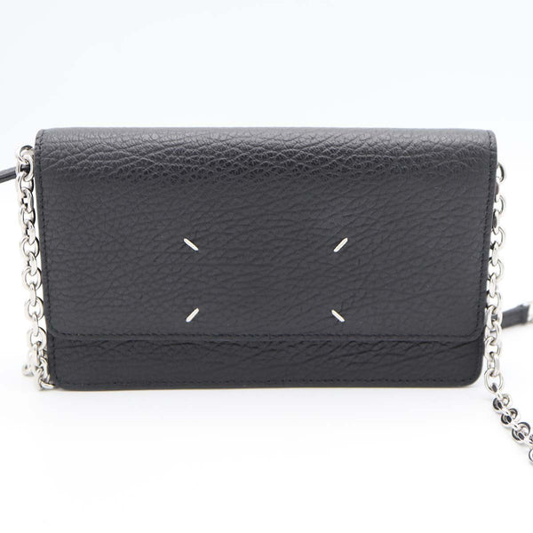 Maison Margiela メゾン マルジェラ チェーンウォレット SA3UI0008 P4455 T8013 財布 黒 ショルダー H21028