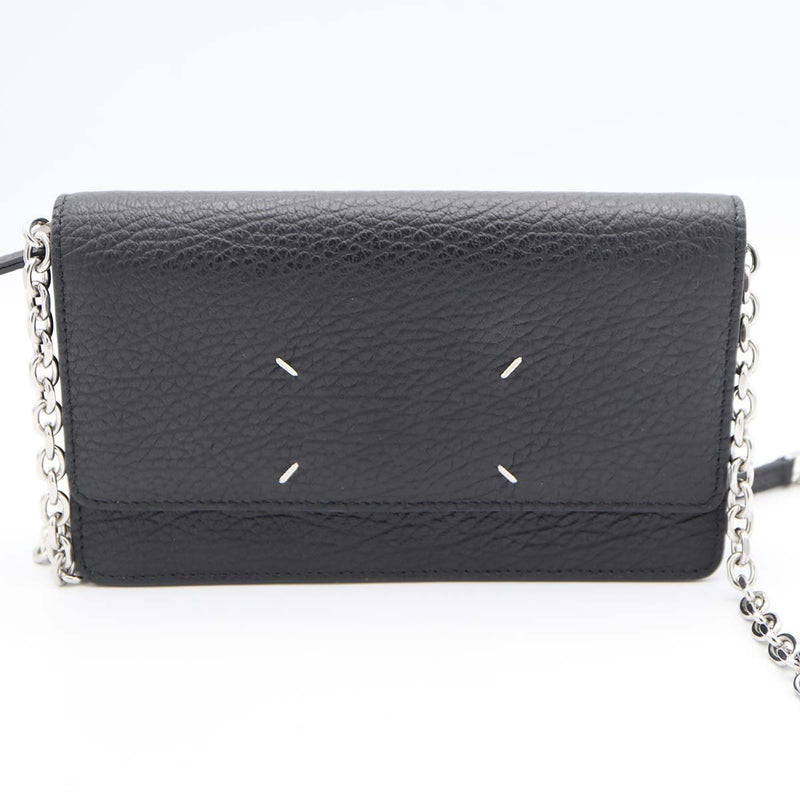 Maison Margiela メゾン マルジェラ チェーンウォレット SA3UI0008 P4455 T8013 財布 黒 ショルダー H21028