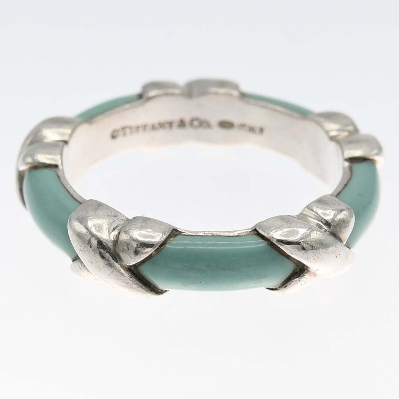 TIFFANY&Co. ティファニー リング シグネチャー ティファニーブルー 925 約5.1g アクセサリー 24k198-6