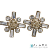 CHANEL シャネル ピアス 2019 ラインストーン B19 S アクセサリー 箱 yo541