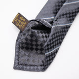 LOUIS VUITTON ルイヴィトン LV M67979 ネクタイ クラヴァット・エク シルク100 グレー 系 206-3