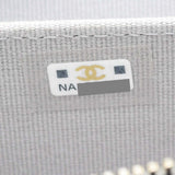 CHANEL シャネル コインケース カードケース キャビアスキン グレー 財布 H20694
