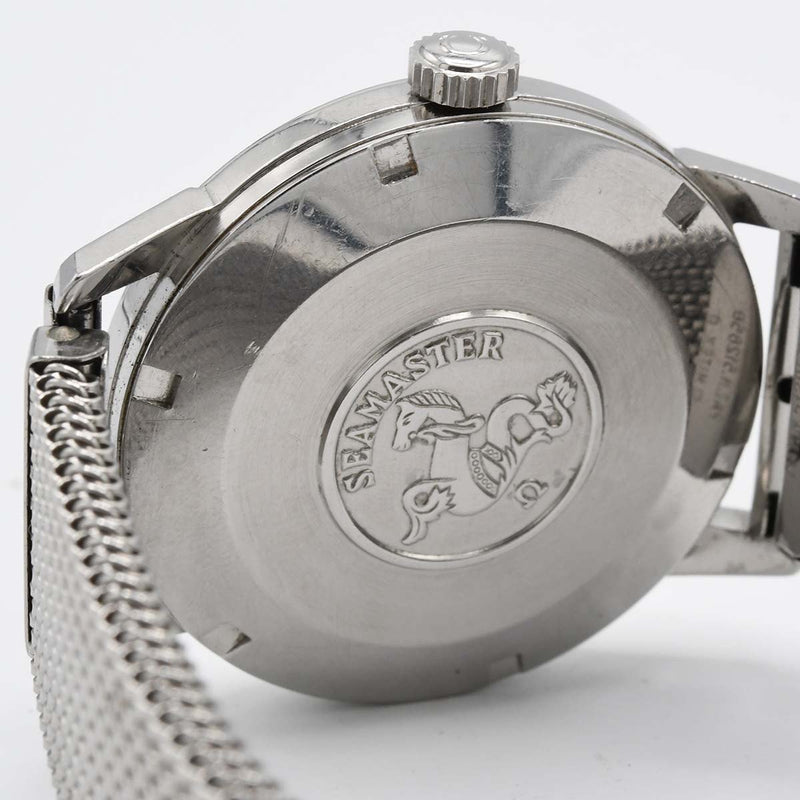 腕時計 稼働 OMEGA オメガ シーマスター 30 135.007-66 cal.286 手巻き シルバー色文字盤 ベルト社外品 箱有 H1289