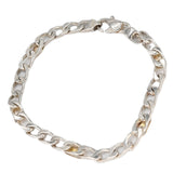 TIFFANY＆Co. ティファニー 喜平 ブレスレット ブレス K18 925 18cm 約12.1g コンビ ゴールド シルバー アクセサリー 20k79-87