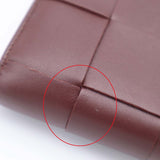 BOTTEGA VENETA ボッテガヴェネタ スモールカセット 2つ折り ウォレット 財布 赤系 ボルドー バーガンディ H23504