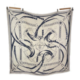 HERMES エルメス カレダブルフェイス カレ140 LA PROMENADE DU MATIN 朝の散歩 カシシル 箱 H21959