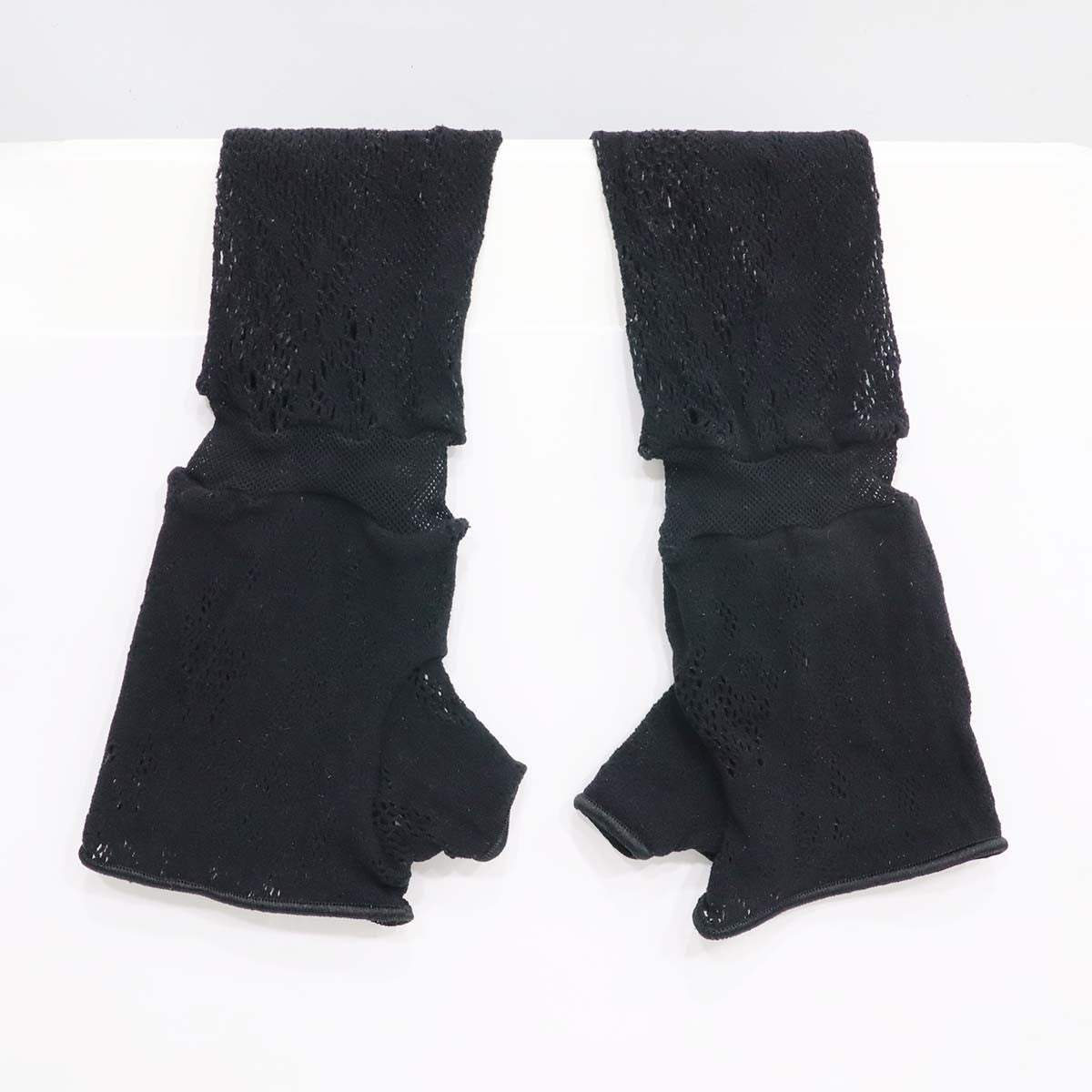 H21987 CHANEL シャネル アームカバー アームウォーマー レース