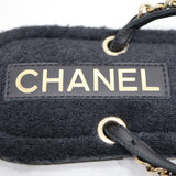 CHANEL シャネル ビーチサンダル G39886 ココマーク チェーン ゴールド金具 39 24.5cm 靴 ブラック フラット 23k418-2