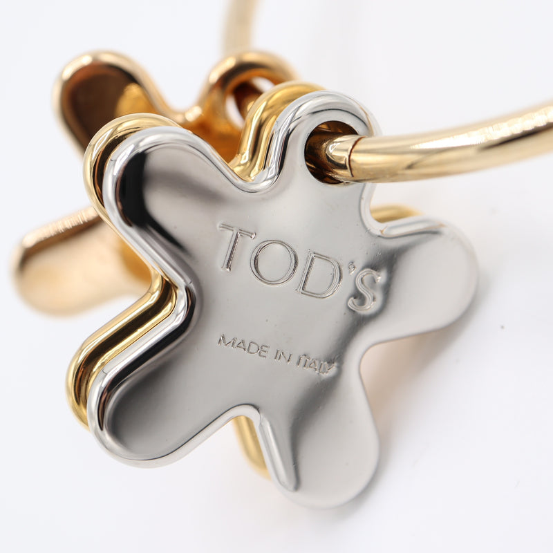 TOD’S トッズ バッグチャーム キーホルダー 服飾小物 ゴールド×シルバーカラー 箱・保管袋 M1120
