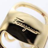 Salvatore Ferragamo フェラガモ スカーフリング ゴールド アクセサリー ゴールドカラー 服飾小物 箱 H20052