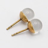 Christian Dior ディオール クリア トライバルピアス ゴールドカラー 箱有 M4420