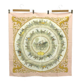 HERMES エルメス カレ90 LA PROMENADE DE LONGCHAMPS ロンシャンへの散歩 スカーフ ピンク H16333-4