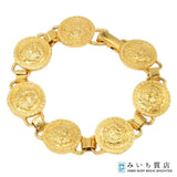 H24281 VERSACE ヴェルサーチ ブレス メデューサ ゴールドカラー アクセサリー 箱・保管袋有 H24281