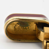 Cartier カルティエ トリニティ ガスライター レッド系カラー 喫煙具 着火未確認 箱 26k392-1