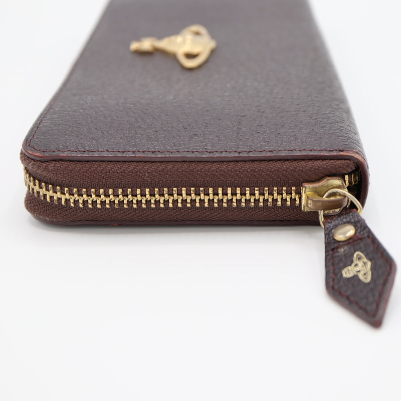 Vivienne Westwood ヴィヴィアンウエストウッド 長財布 ラウンドジップ ブラウン 小物 H18625