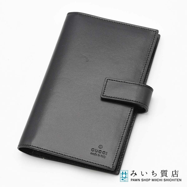 GUCCI グッチ 手帳カバー スケジュール帳 カバー ブラック 黒 ブランド小物 H19097