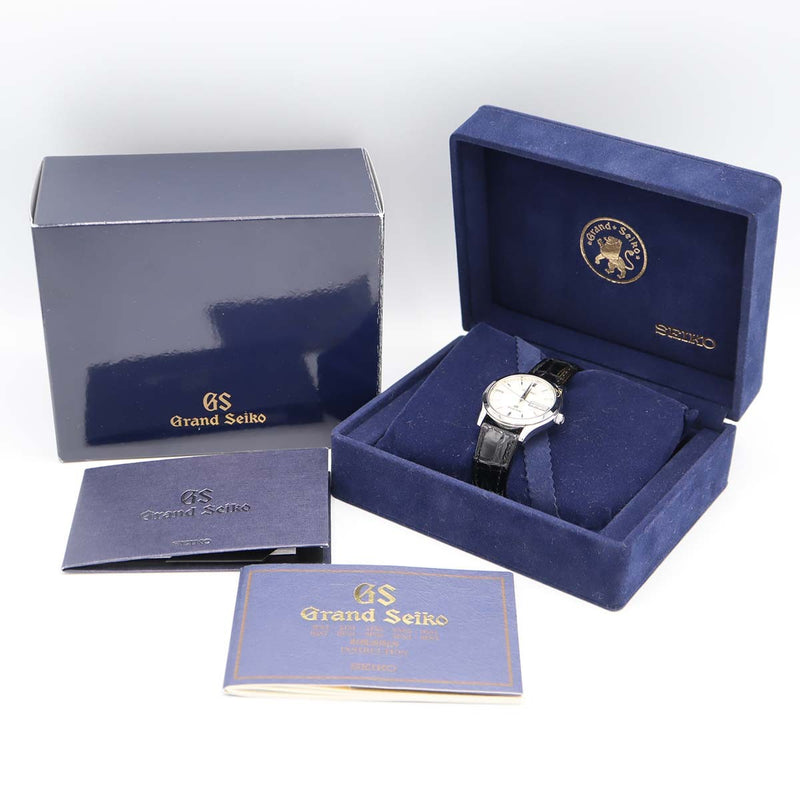 稼働 Grand Seiko グランドセイコー デイデイト 腕時計 SBGT019 9F83-0AB0 クォーツ ホワイト文字盤 2025.6電池交換済 ケース有 K152