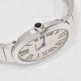 稼働 腕時計 Cartier カルティエ ベニュワール 750 クォーツ シルバー色文字盤 ケース 2026.6月電池 H23720